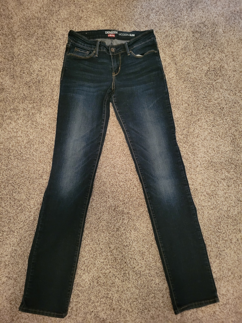 Denizen from Levi's Modern Slim Women's Dark Blue Jeans